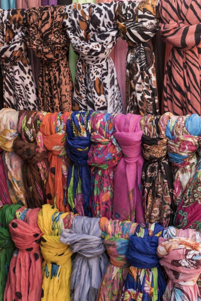 Mexico Retail display of scarfs